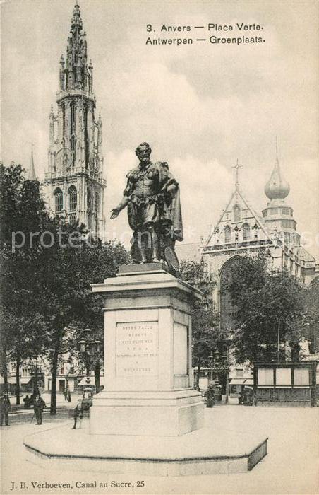 Anvers Antwerpen Place Verte
