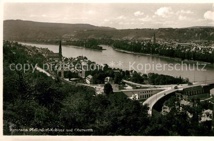 Pfaffendorf Koblenz mit Oberwerth