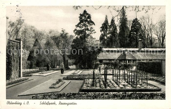 Oldenburg Niedersachsen Schlosspark Rosengarten