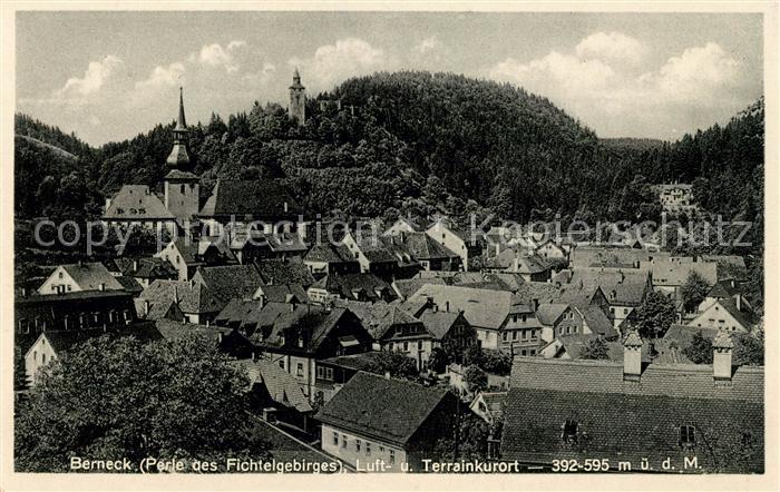 Berneck Fichtelgebirge Ortsansicht