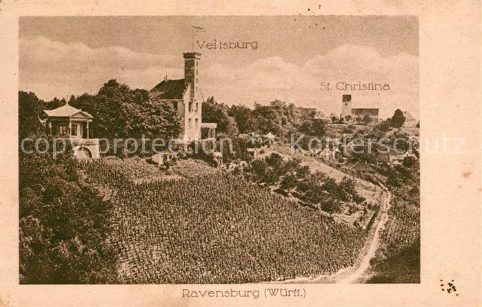 Ravensburg Wuerttemberg Veitsburg St Christina