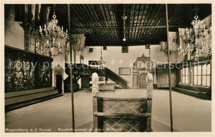 REGENSBURG Bayern Reichtagssaal im alten Rathaus