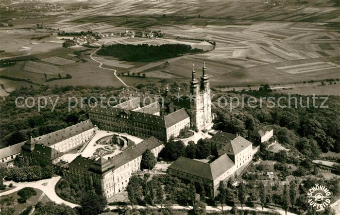 Banz Bad Staffelstein Schloss Banz Fliegeraufnahme