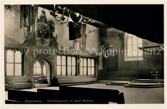 REGENSBURG Bayern Reichstagssaal im alten Rathaus