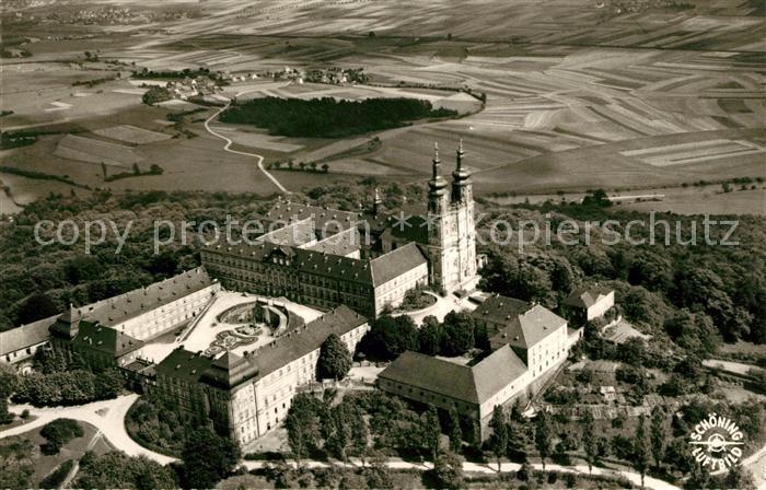 Banz Bad Staffelstein Schloss Banz Fliegeraufnahme