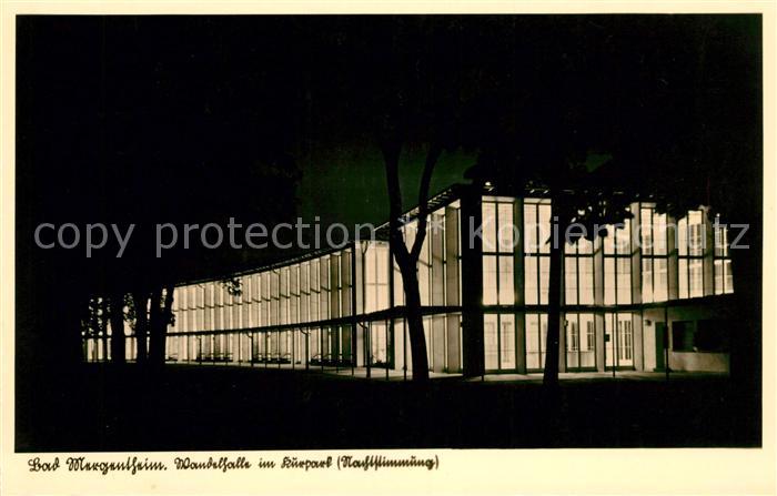 Bad Mergentheim Wandelhalle mit Kurpark