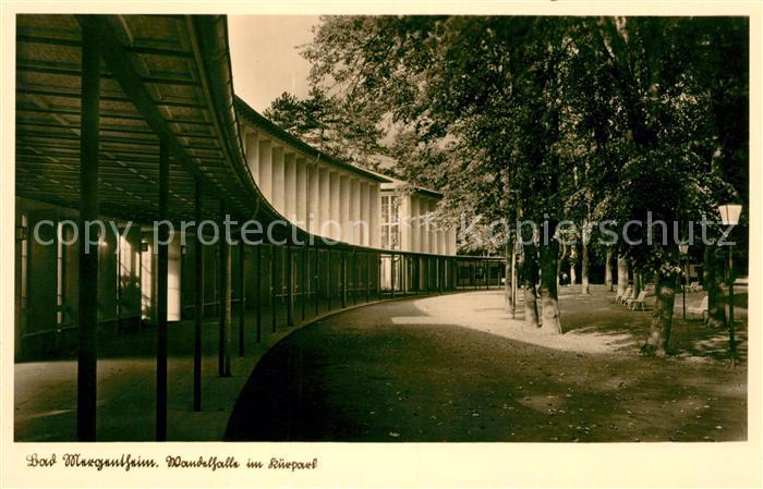 Bad Mergentheim Wandelhalle im Kurpark