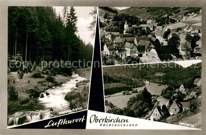 Oberkirchen Sauerland Hartmecketal Lennetal Ortsansicht
