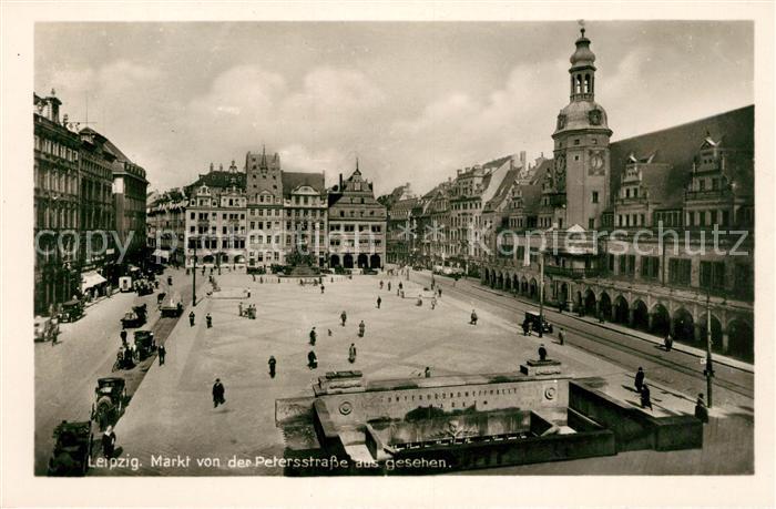 LEIPZIG Sachsen Markt Petersstrasse