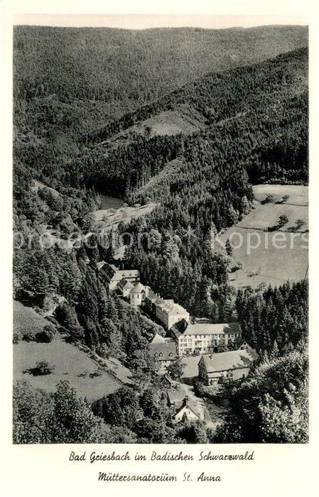 Bad Griesbach Schwarzwald  Muettersanatorium St Anna