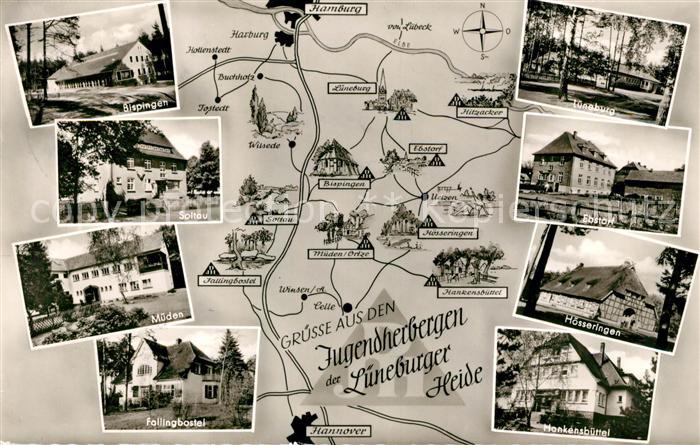 Lueneburger Heide Jugendherbergen in Bispingen Soltau Mueden Fallingbostel Luene