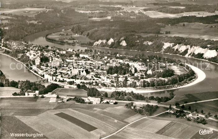 Wasserburg Inn Fliegeraufnahme