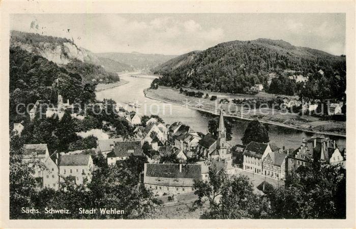 Wehlen Sachsen Panorama