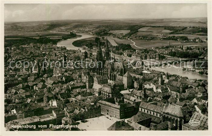 REGENSBURG Bayern Fliegeraufnahme