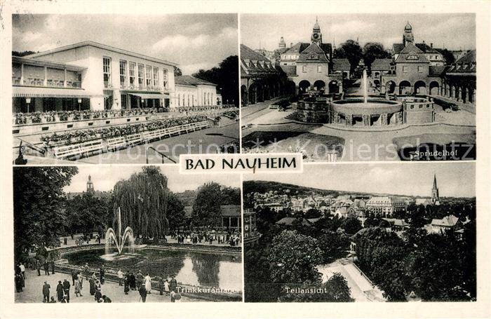 Bad Nauheim Kurhaus Sprudelhof Trinkkuranlage Teilansicht