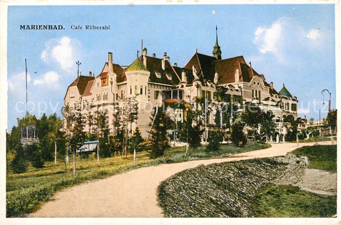 Marienbad Tschechien Boehmen Cafe Ruebezahl