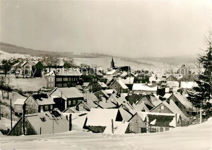 Schmiedefeld Rennsteig Ortsansicht