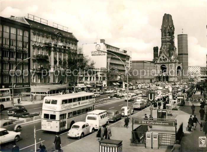 BERLIN  CITY Kurfuerstendamm Gedaechtniskirche