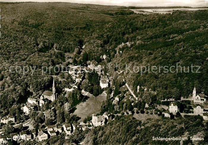 Schlangenbad Taunus Fliegeraufnahme