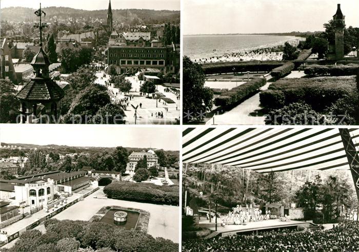 Zoppot Sopot Ulica Monte Cassino Plaze i Lazienki Poludniowe Pawilony Biura Wyst