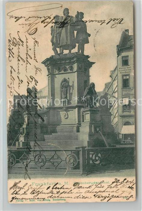 Frankfurt Main Gutenbergdenkmal