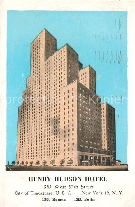 Manhattan New York Henry Hudson Hotel