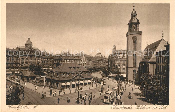 Frankfurt Main Hauptwache Zeil