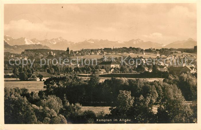 Kempten Allgaeu Panorama