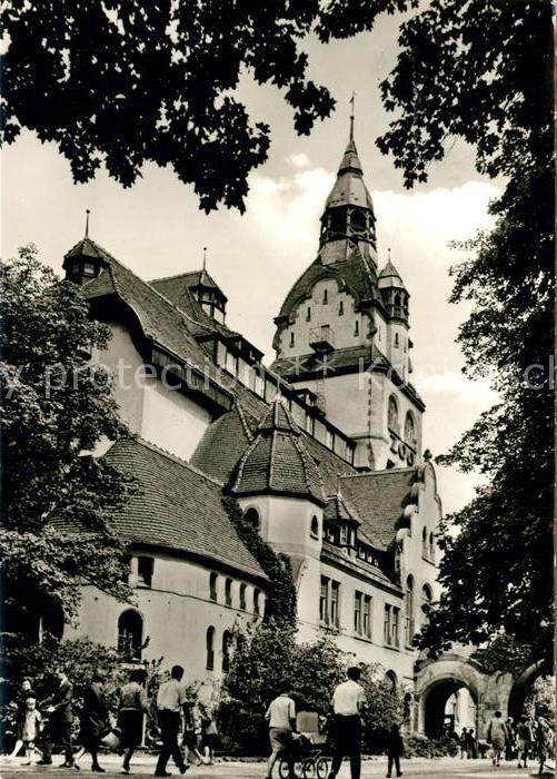LEIPZIG Sachsen Zoo Eingang Kongresshalle