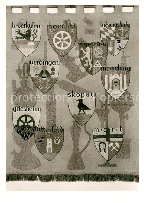 Marl Westfalen Wandteppich Feierabendhaus Huels AG