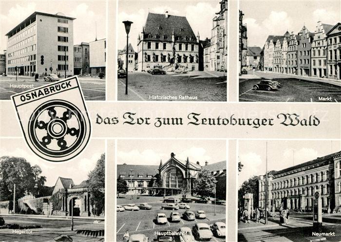 Teutoburgerwald Hauptpost Historisches Rathaus Markt Hegertor Hauptbahnhof Neuma
