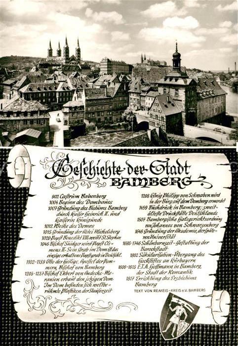 Bamberg Panorama Geschichte der Stadt