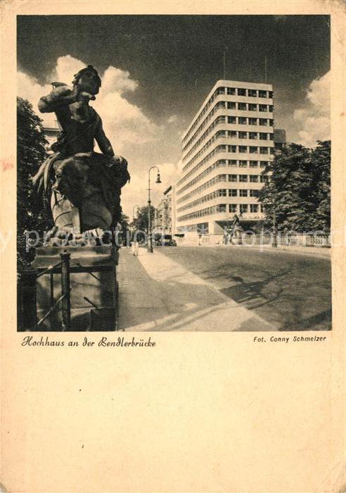 BERLIN  CITY Hochhaus Bendlerbruecke Denkmal