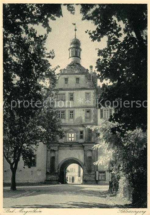 Mergentheim Bad Schlosseingang