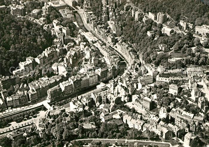 Karlovy Vary Fliegeraufnahme