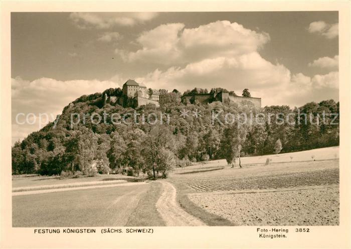 Koenigstein Saechsische Schweiz Festung