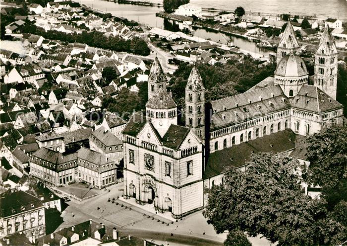 Speyer Rhein Fliegeraufnahme Dom