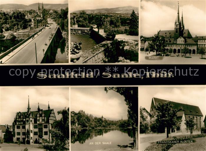 Saalfeld Saale Marktplatz Rathaus Kloster