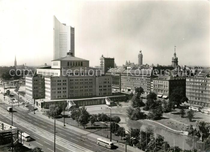 LEIPZIG Sachsen Oper Universitaetsgebaeude