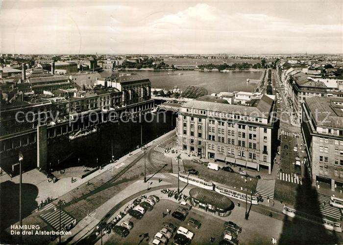 Hamburg Die drei Alsterbecken