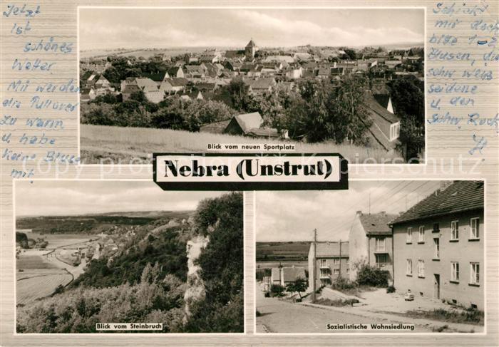Nebra Unstrut Wohnsiedlung Panorama