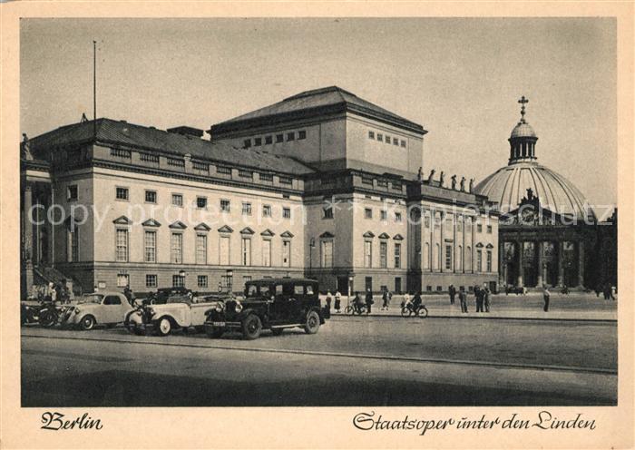 BERLIN CITY Staatsoper Unter den Linden