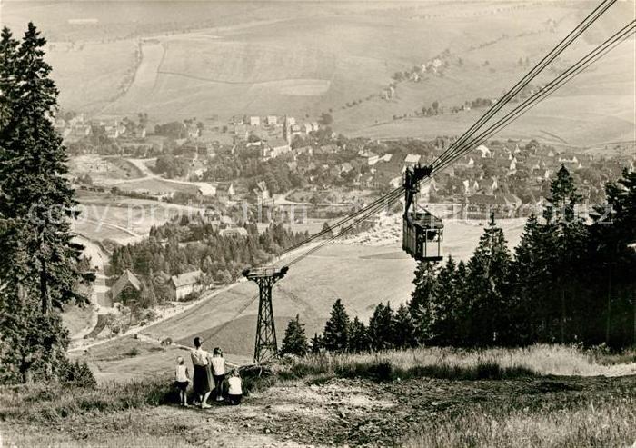 Oberwiesenthal Erzgebirge Panorama Blick vom Fichtelberg