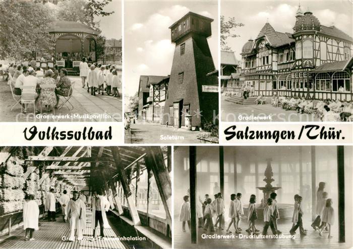 Salzungen Bad Gradierwerk Musikpavillon Soleturm Freiluftinhalation
