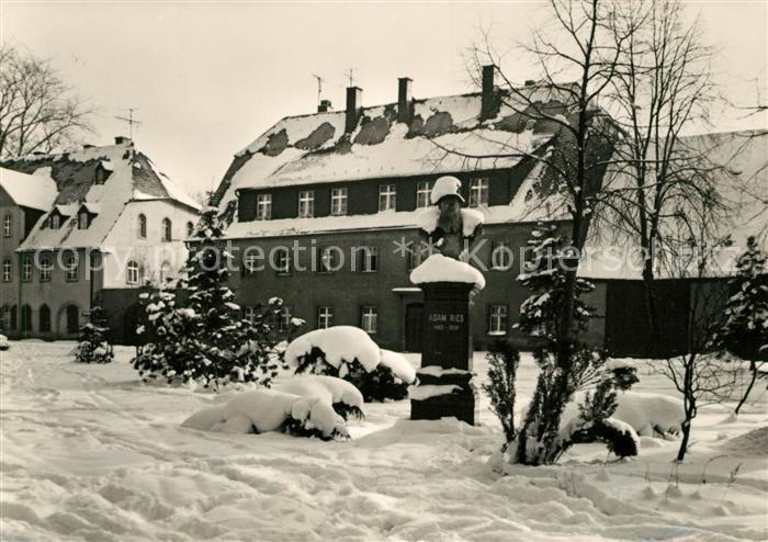 Annaberg-Buchholz Erzgebirge Denkmal Adam Ries