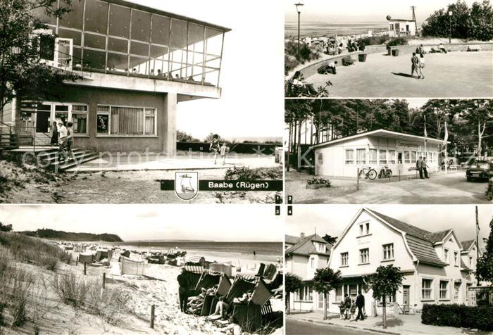 Baabe Ostseebad Ruegen HO Gaststaette Inselparadies Campingplatz Strand FDGB Hei