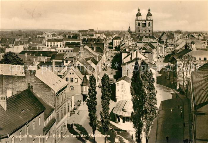 Wittenberg Lutherstadt Turm Schlosskirche