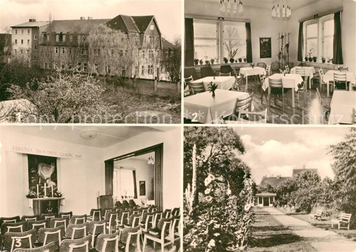 Schoenebeck Salzelmen Haupthaus Loehe Saal Andachtssaal Gartenanlage