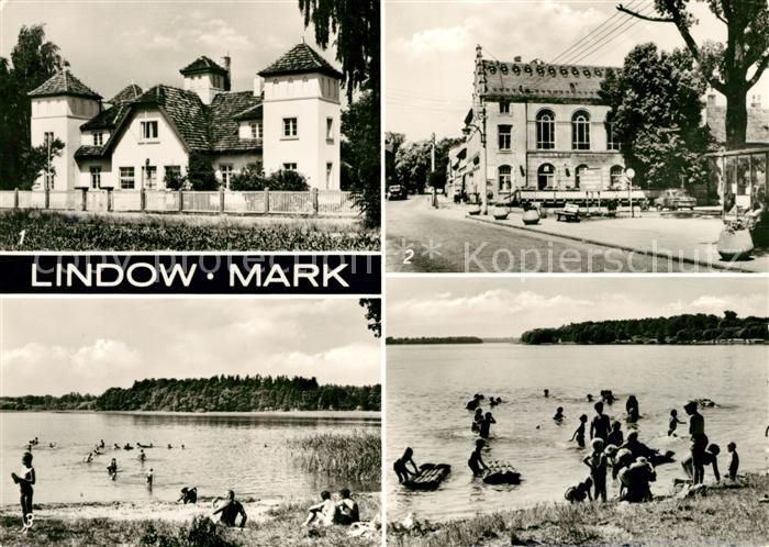 Lindow Mark Kinderkurheim Heinz Kapelle Badestelle Wutzsee Zeltplatz