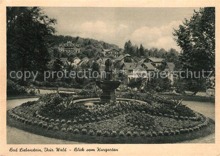 Bad Liebenstein Blick vom Kurgarten